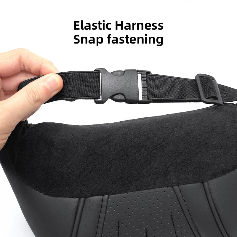 Mini Car Neck Pillow Leather