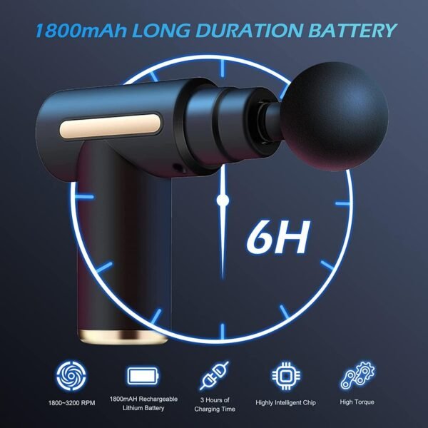 4in1  Massage Gun Deep Tissue Muscle Handheld