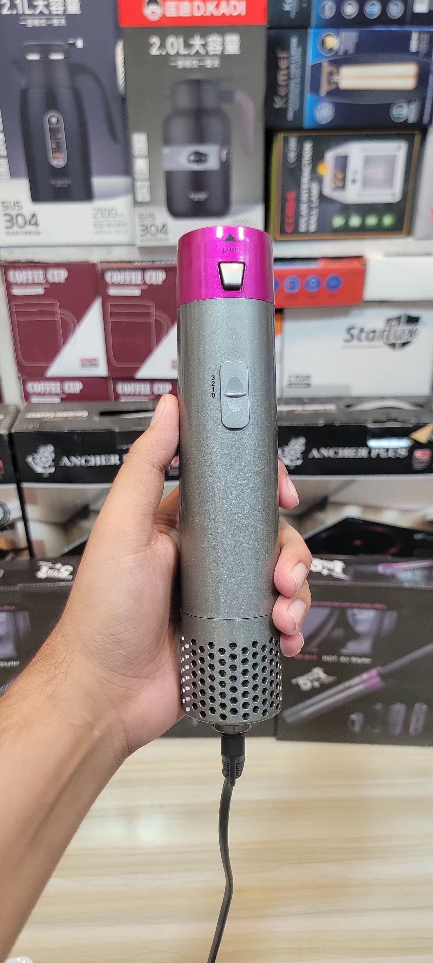 Imported 5-in-1 Hair Styler | Hair Straightner | Hair Curler | Hair Roller | Blower  | Dryer