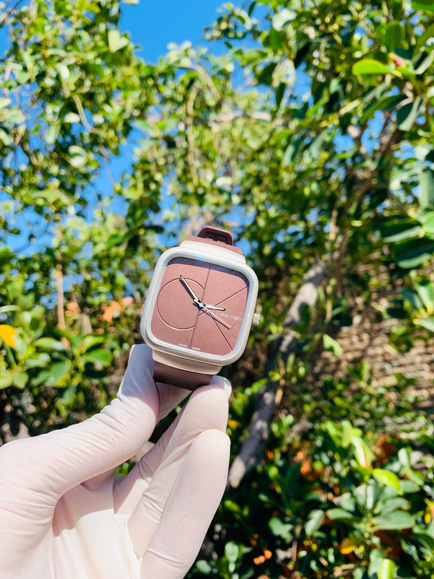 Calvin Klein Slim Square Case Wristwatch