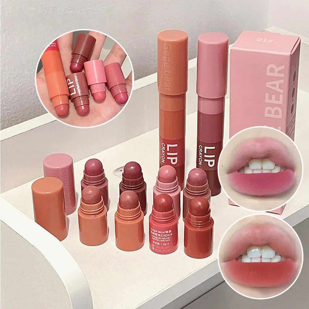 4 in 1 Velvet Matte Crayon Lipstick
