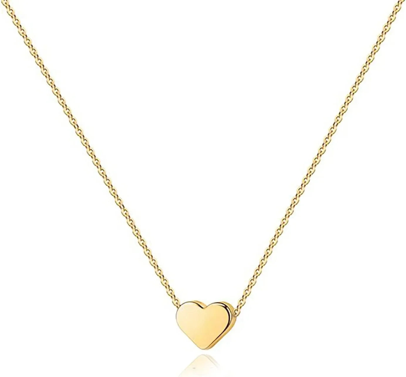 K Gold Plated Heart Necklace