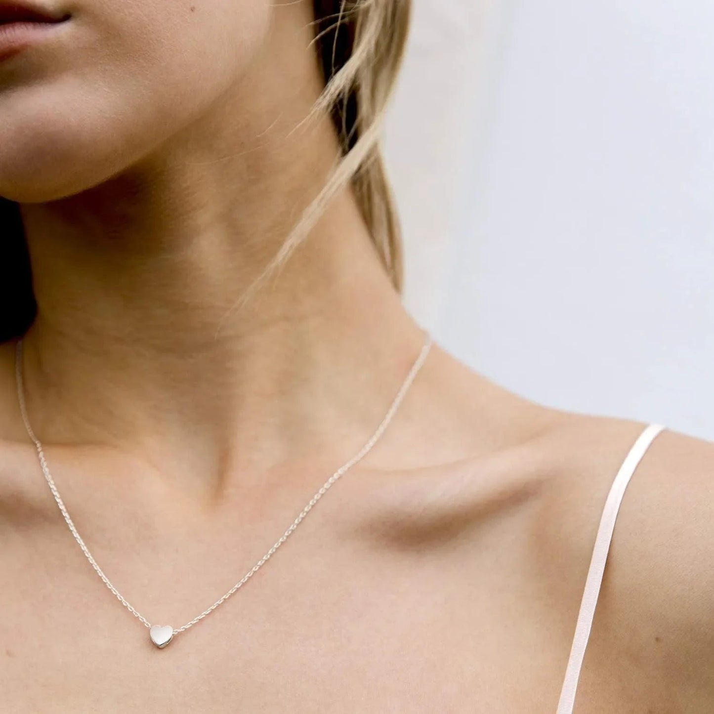 K Gold Plated Heart Necklace